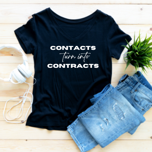 Contacts turn into Contracts T-Shirt