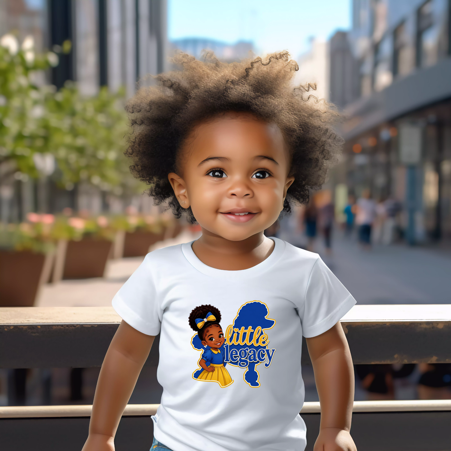 Little Legacy - Blue and Gold Tshirt