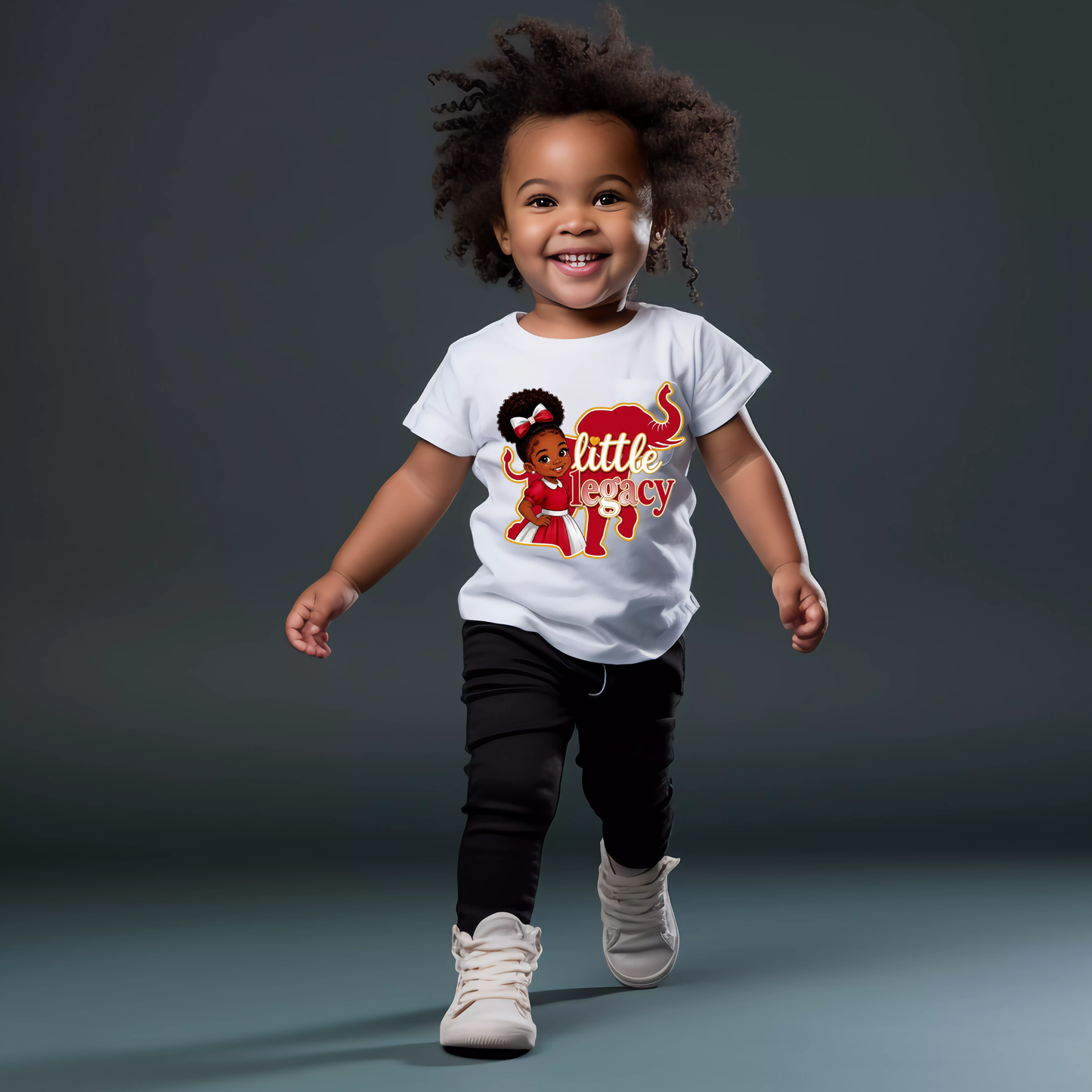 Little Legacy - Red and White Tshirt