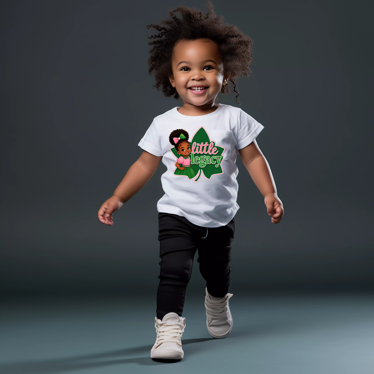 Little Legacy - Pink and Green Tshirt