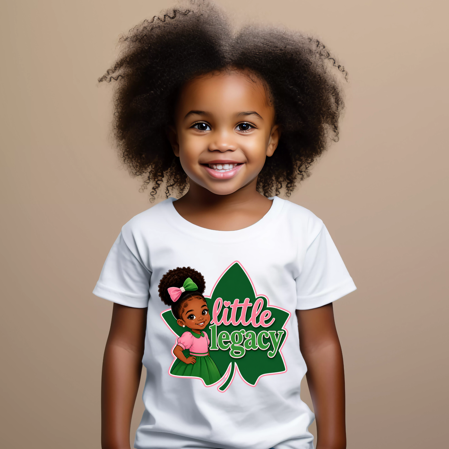 Little Legacy - Pink and Green Tshirt