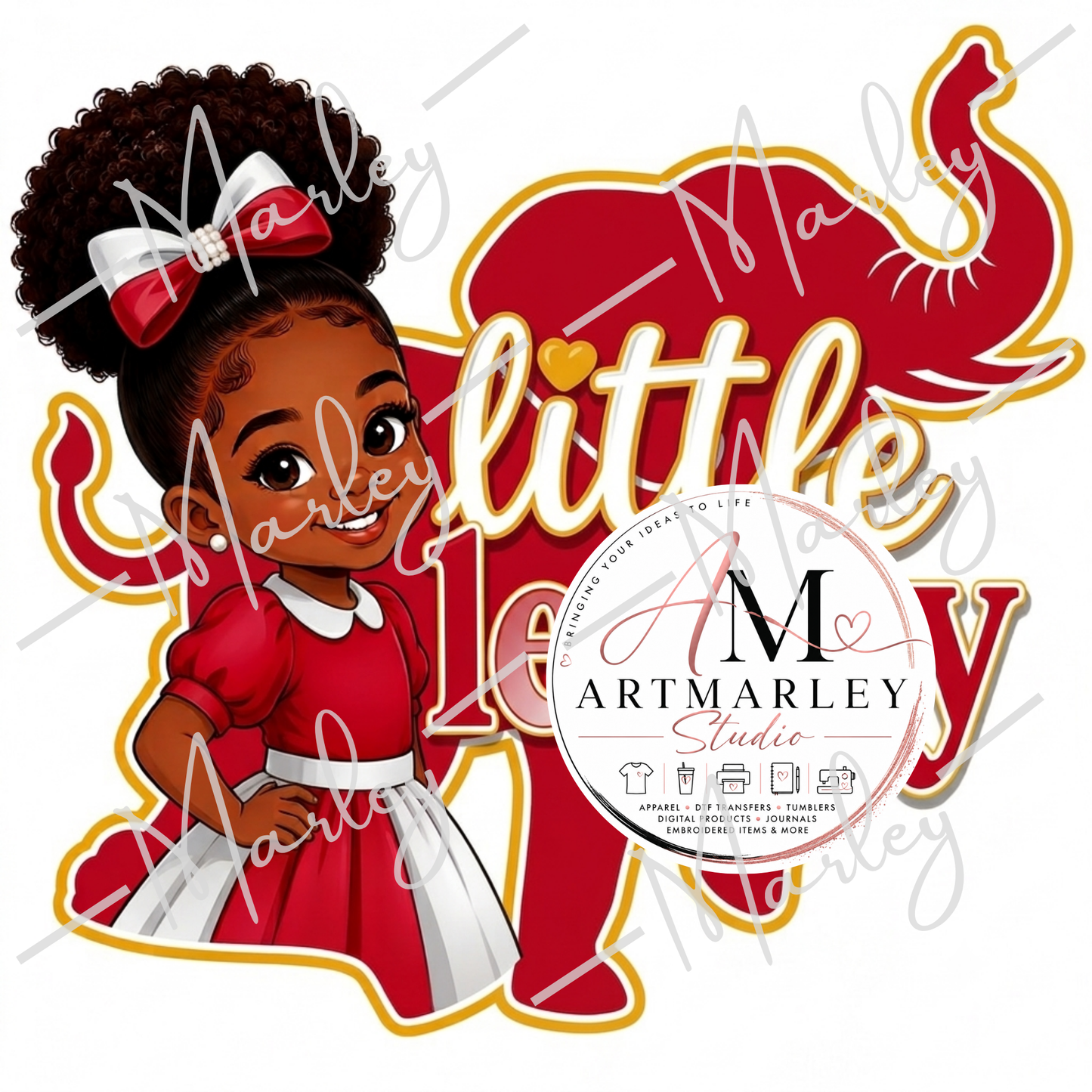 Little Legacy - Red and White Tshirt