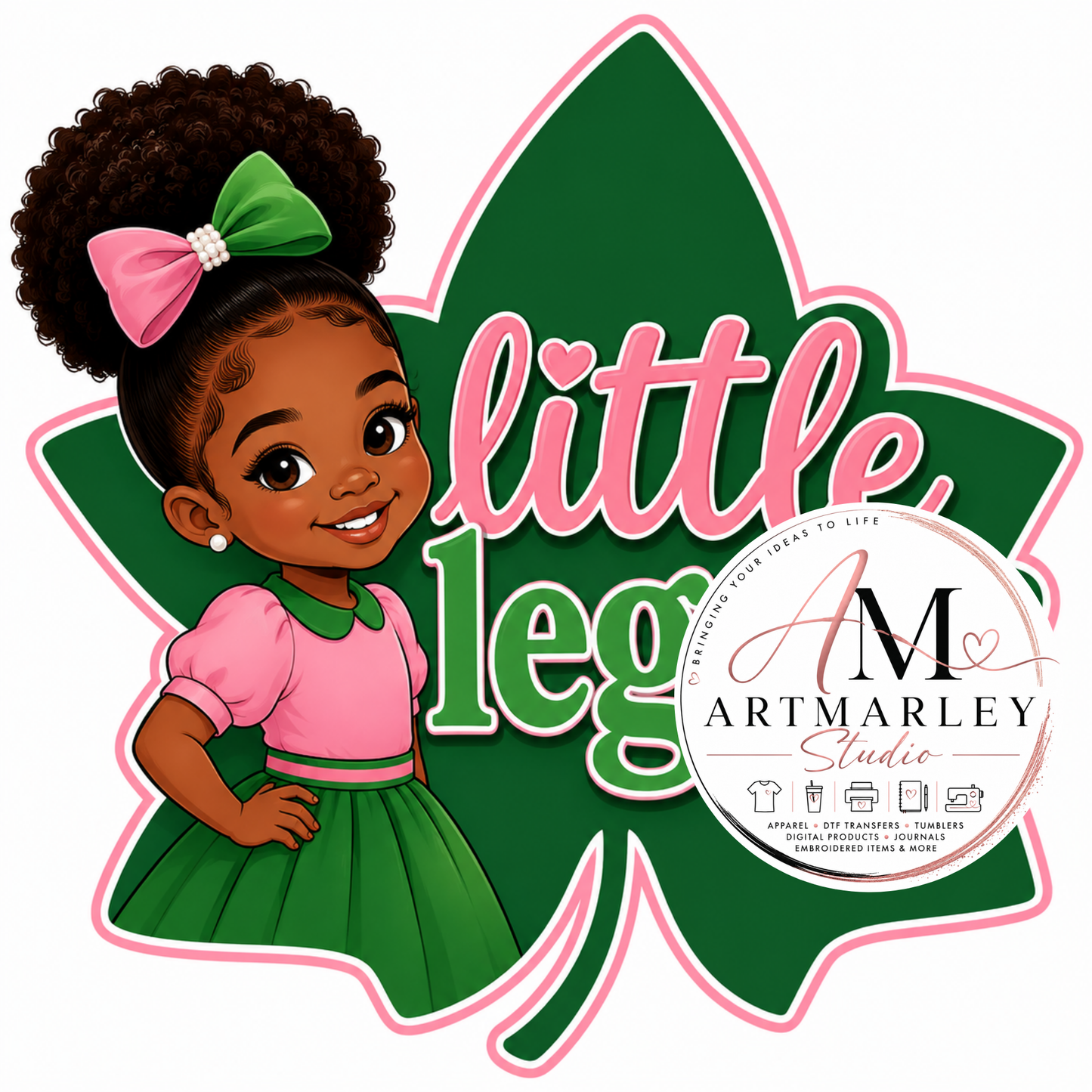 Little Legacy - Digital (Pink and Green)