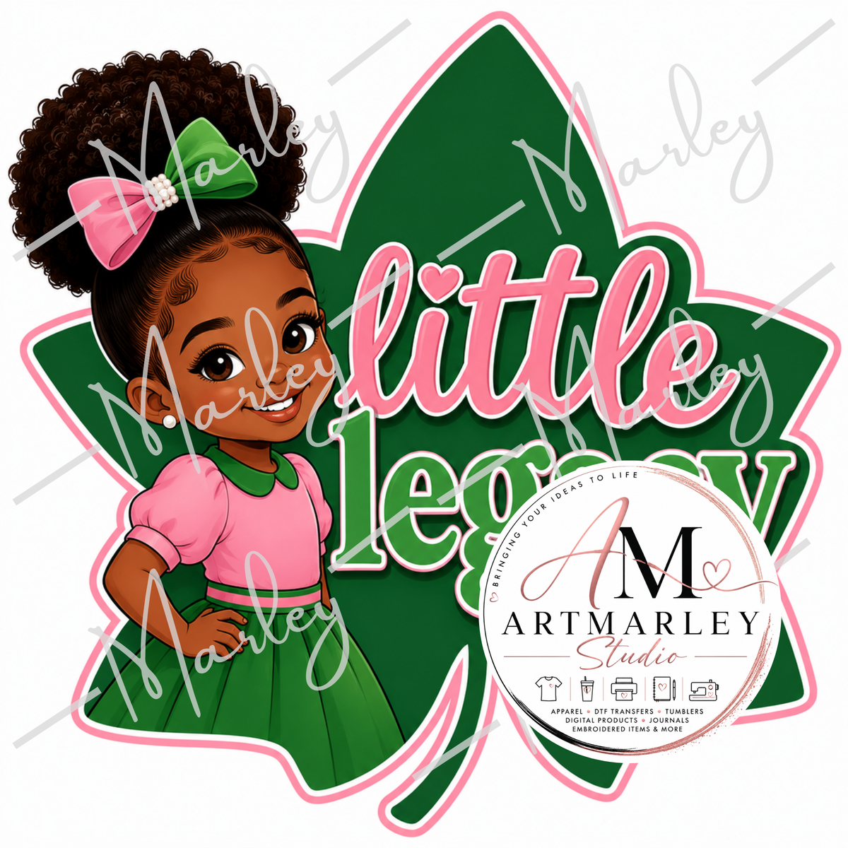 Little Legacy - Digital (Pink and Green)