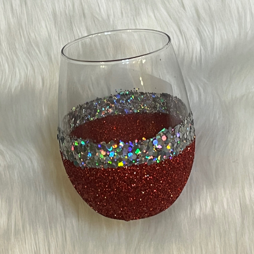 Valentine's Day - Stemless Wine Glass Set