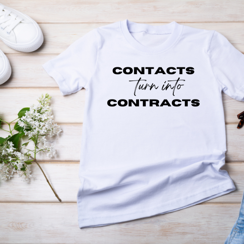 Contacts turn into Contracts T-Shirt