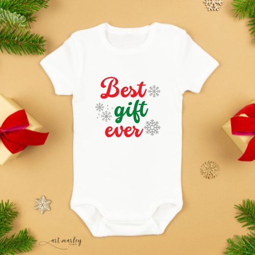 Best Gift Onesie - White